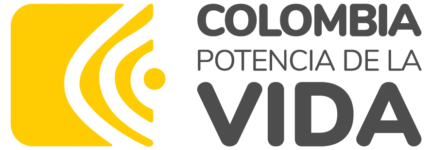 Logo Colombia Potencia de la VIDA.