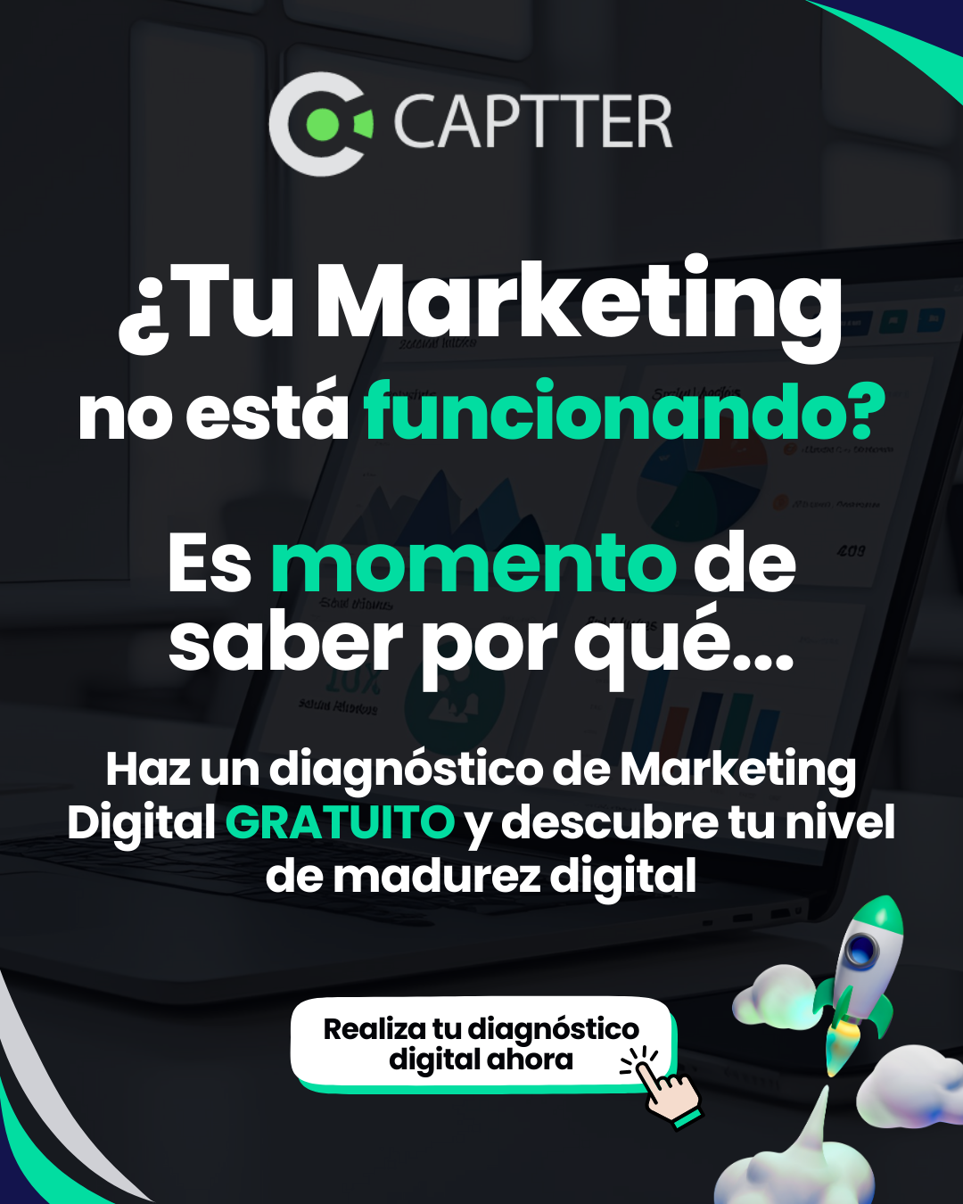 Blue and Black Modern Tech Buzzwords Carousel Instagram Post 1